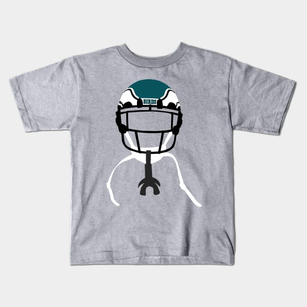 Birds Helmet Kids T-Shirt by Center City Threads